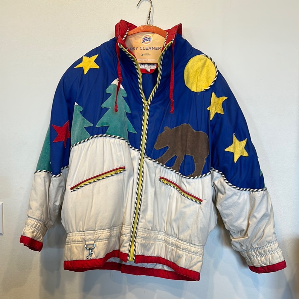 Neiman Marcus Ladies Vintage Appliqué Jacket-as is